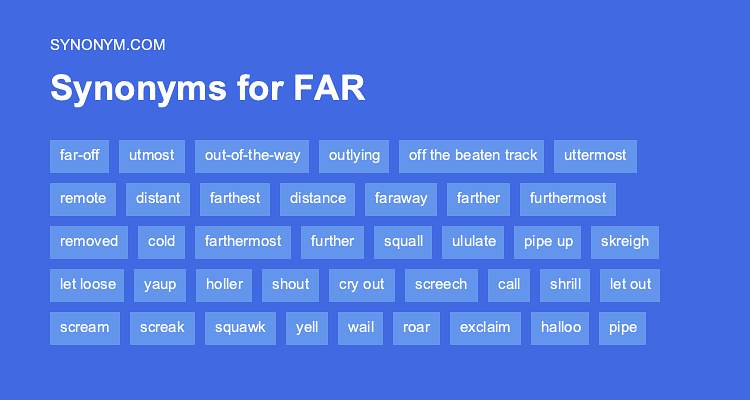 far thesaurus