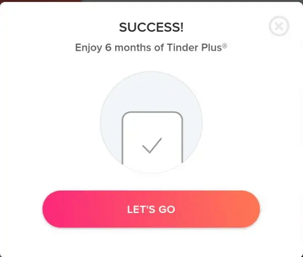 promotional code tinder