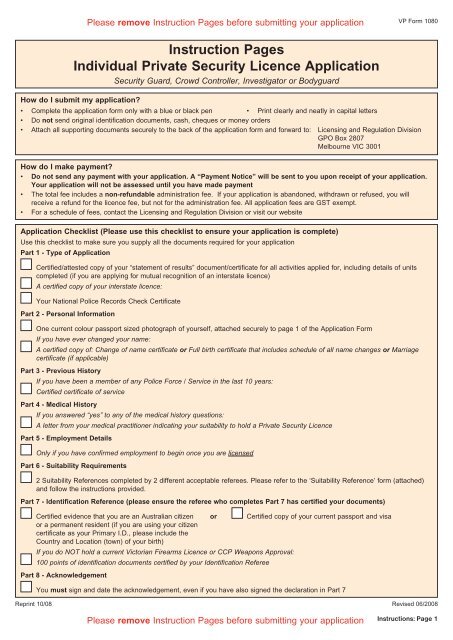 reptile licence vic online application