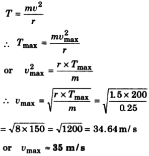 a stone of mass 0.25 kg