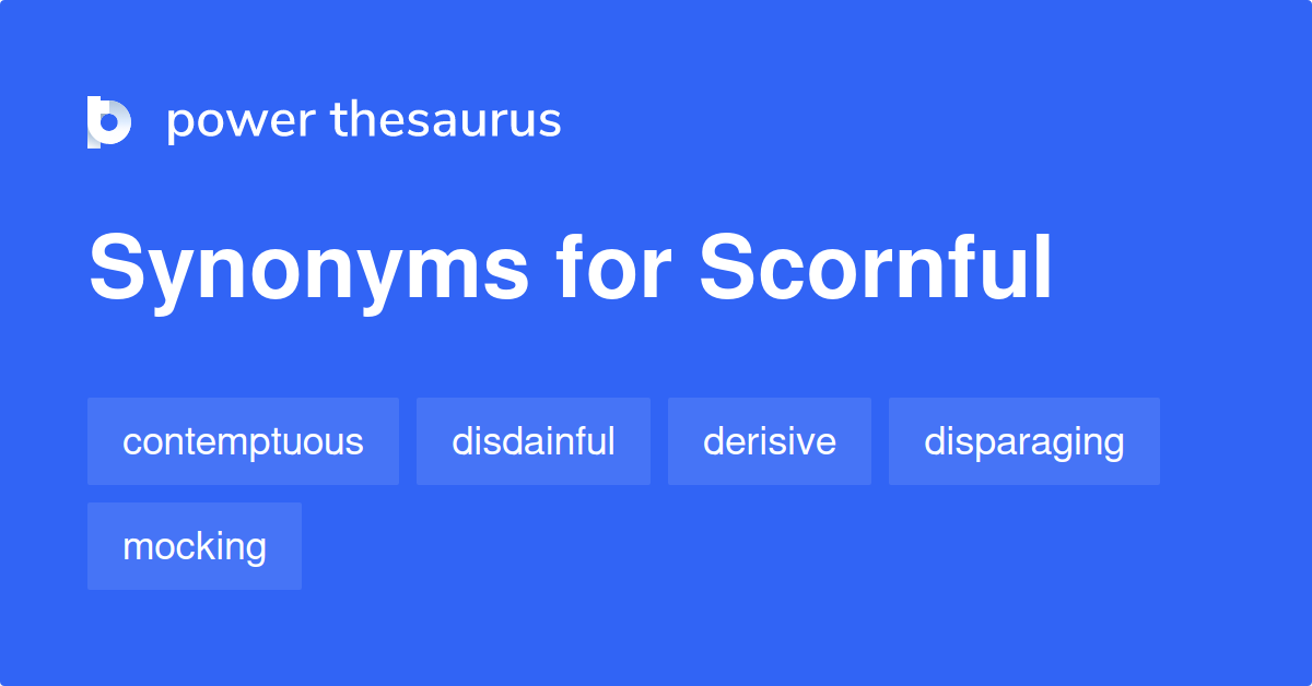 scornful synonym