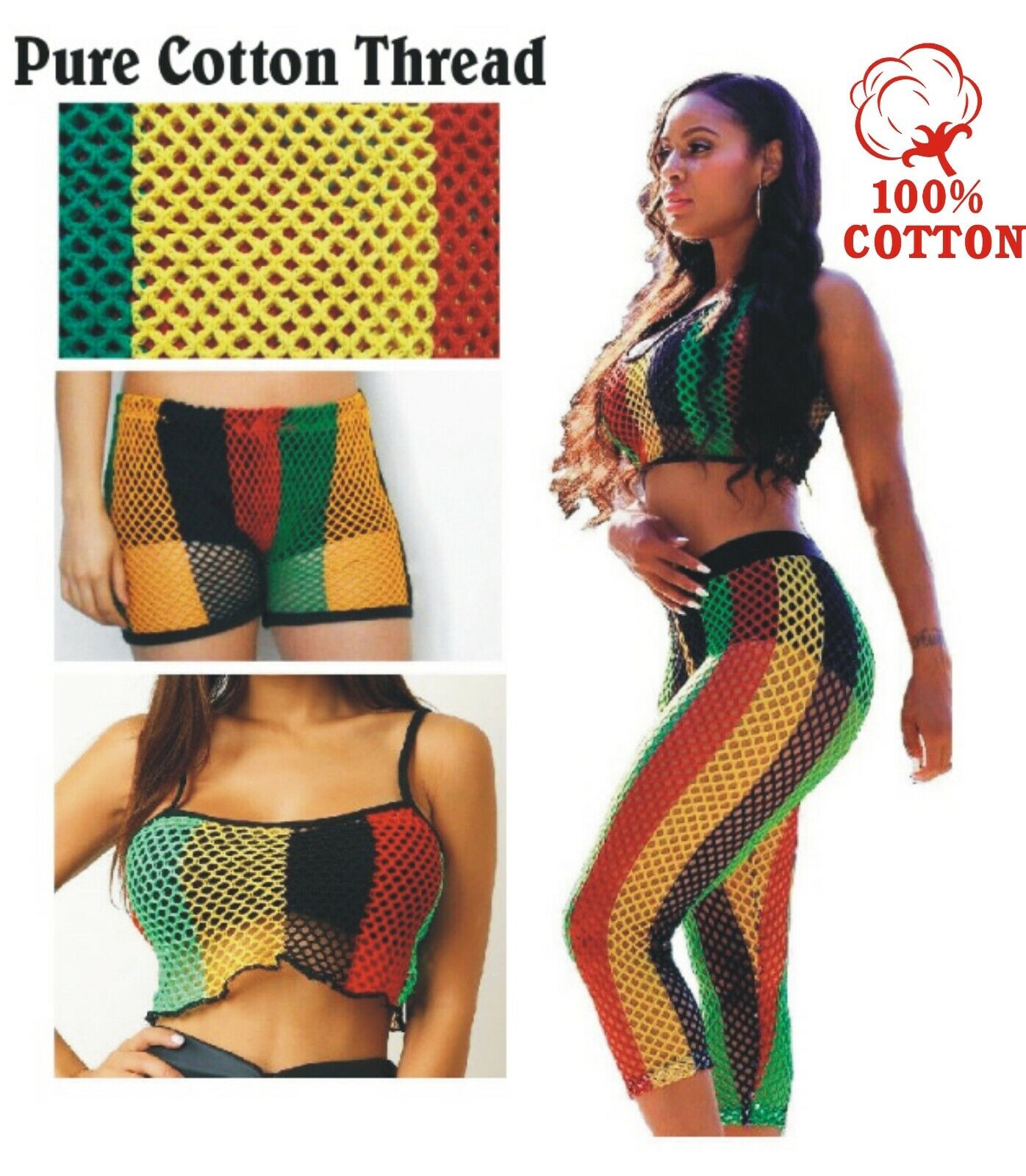 rasta crop top