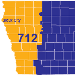 712 area code iowa