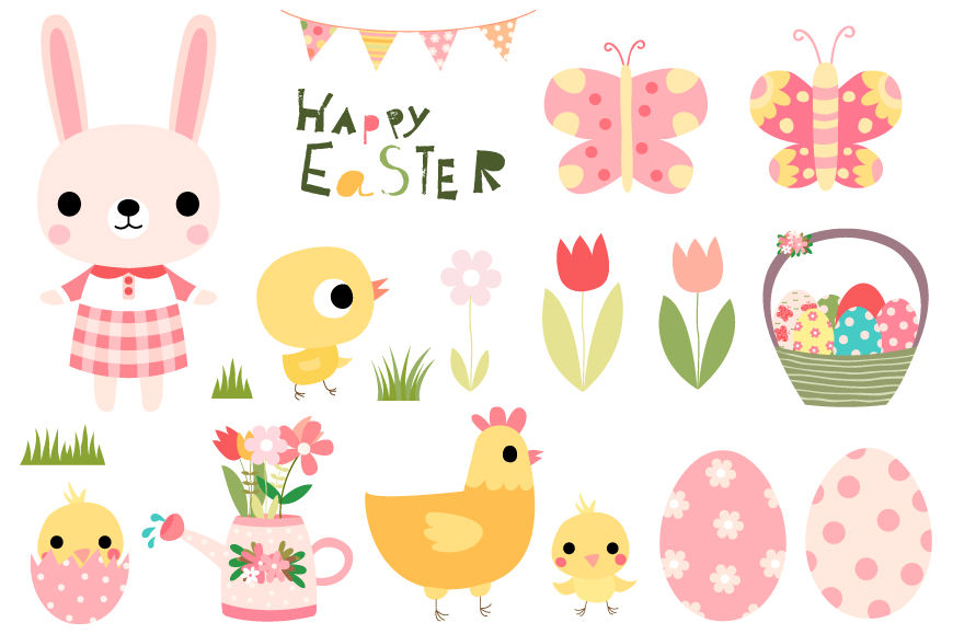 cute easter clipart