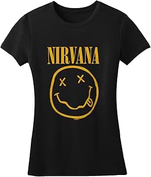 nirvana smiley face t shirt