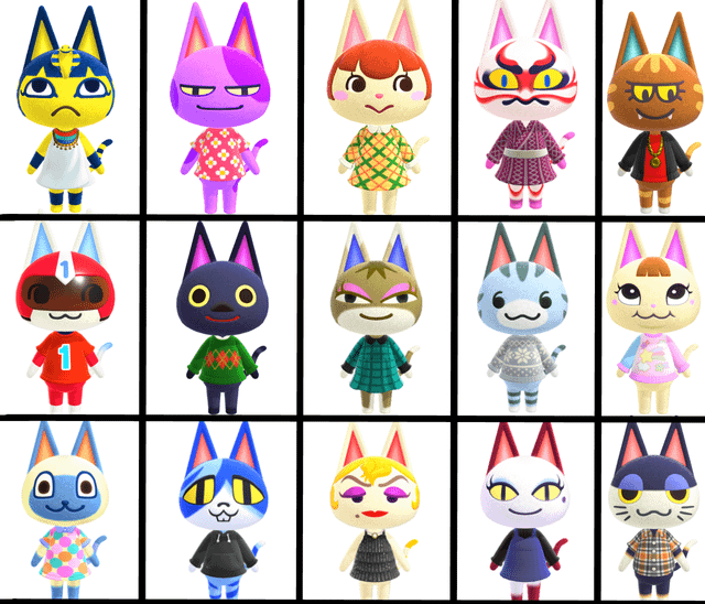 animal crossing cat