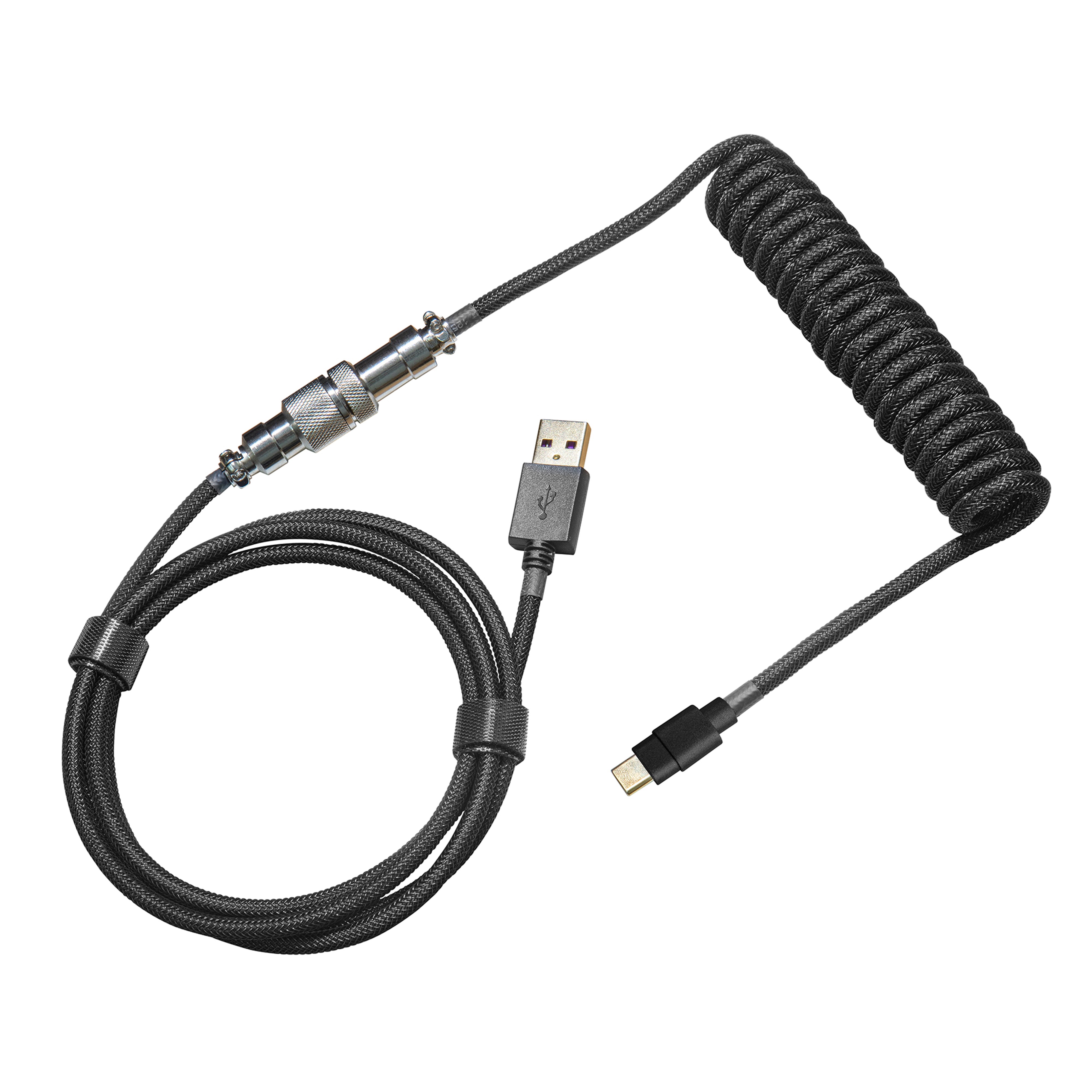 coiled usb c keyboard cable