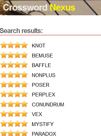 nexus crossword