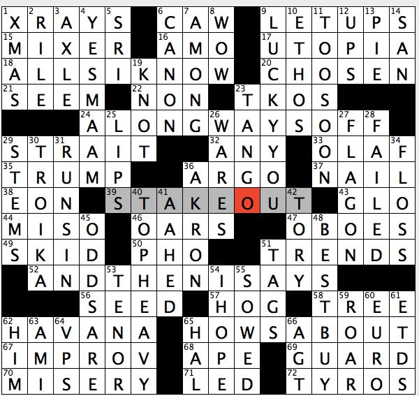 supposedly lucky object crossword clue