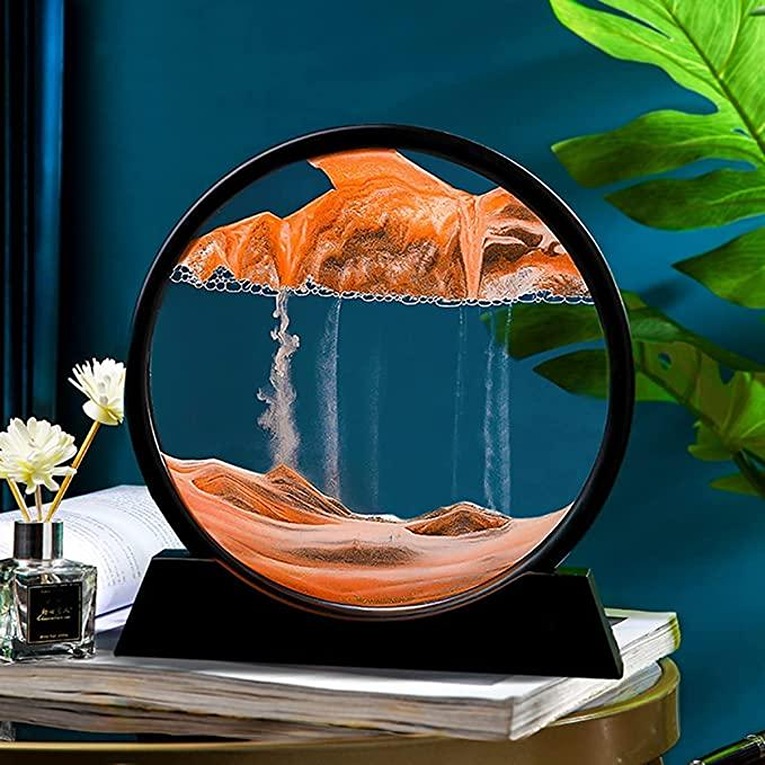 sand art in glass