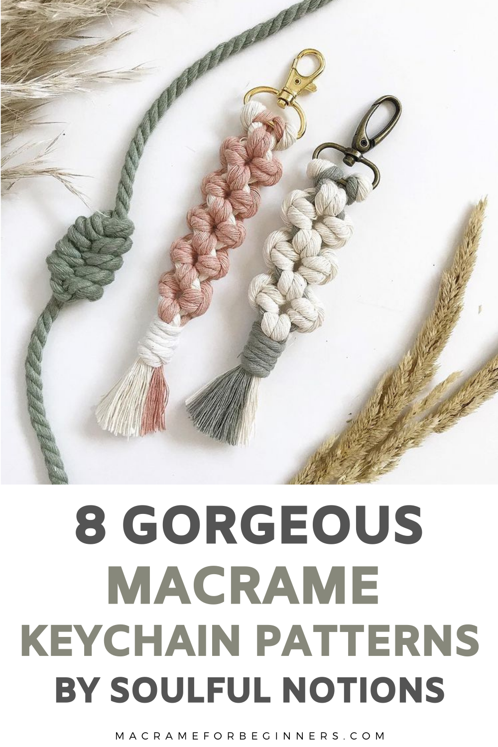 macrame keyring tutorial