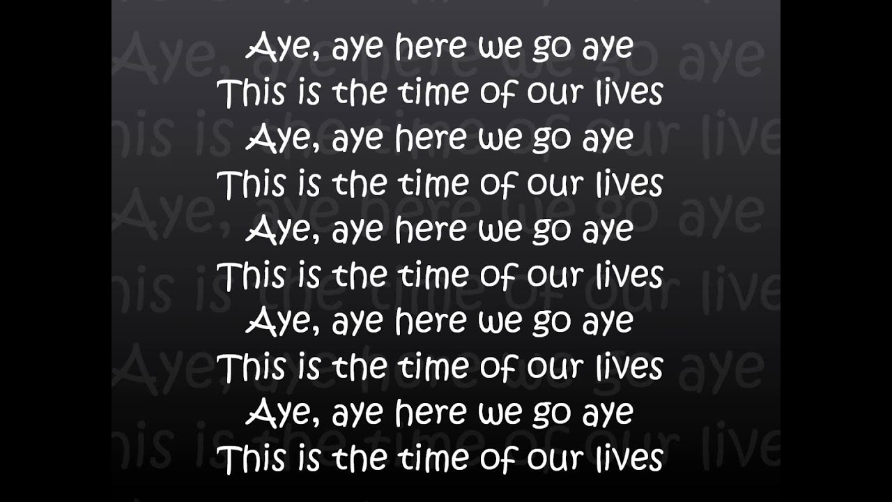 time of our lives lyrics