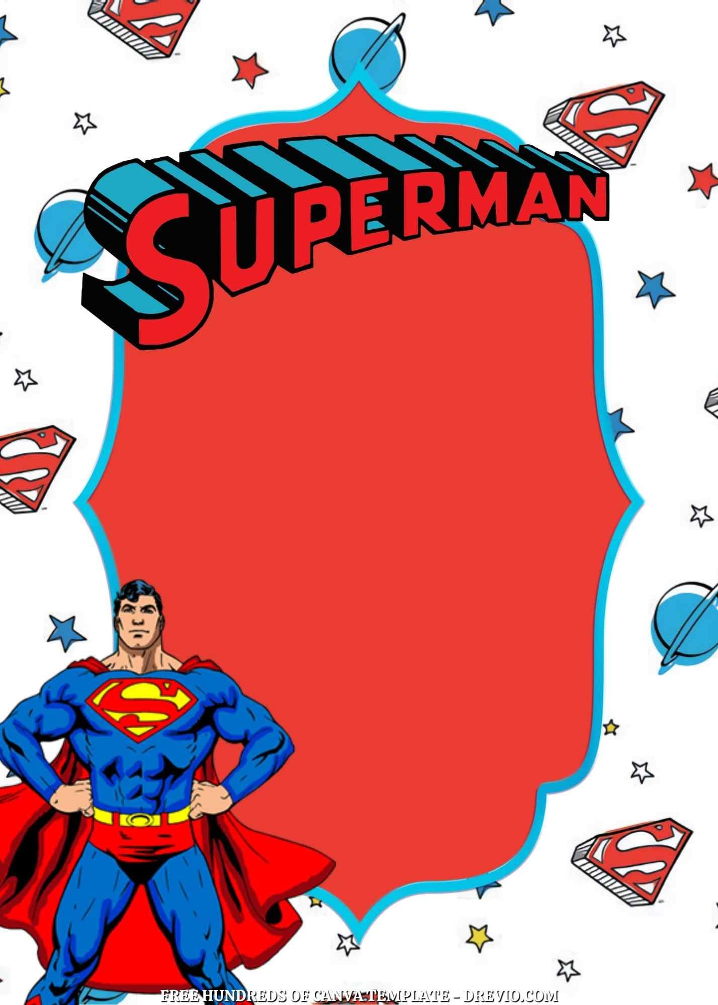 birthday background superman