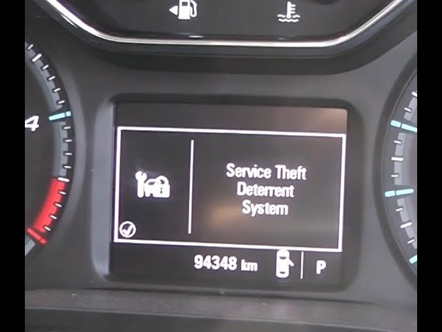 service theft deterrent system chevy malibu 2015