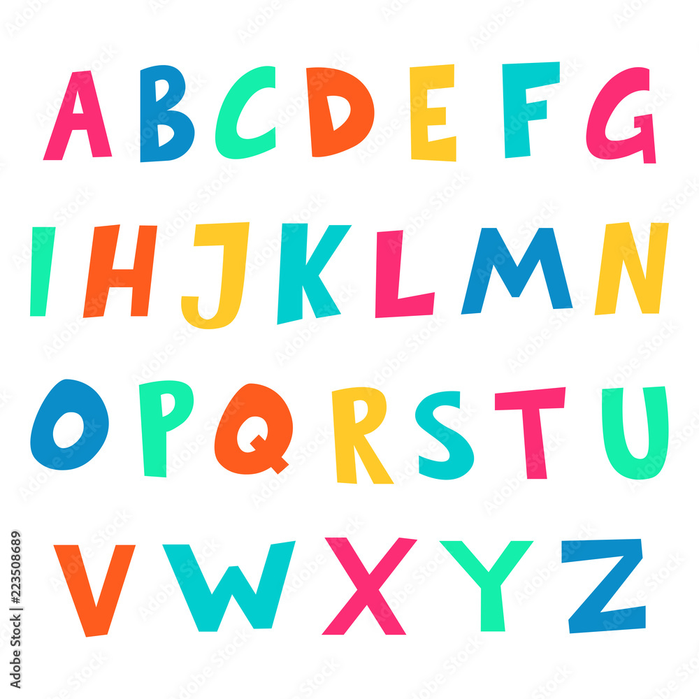 alphabet cartoon pictures