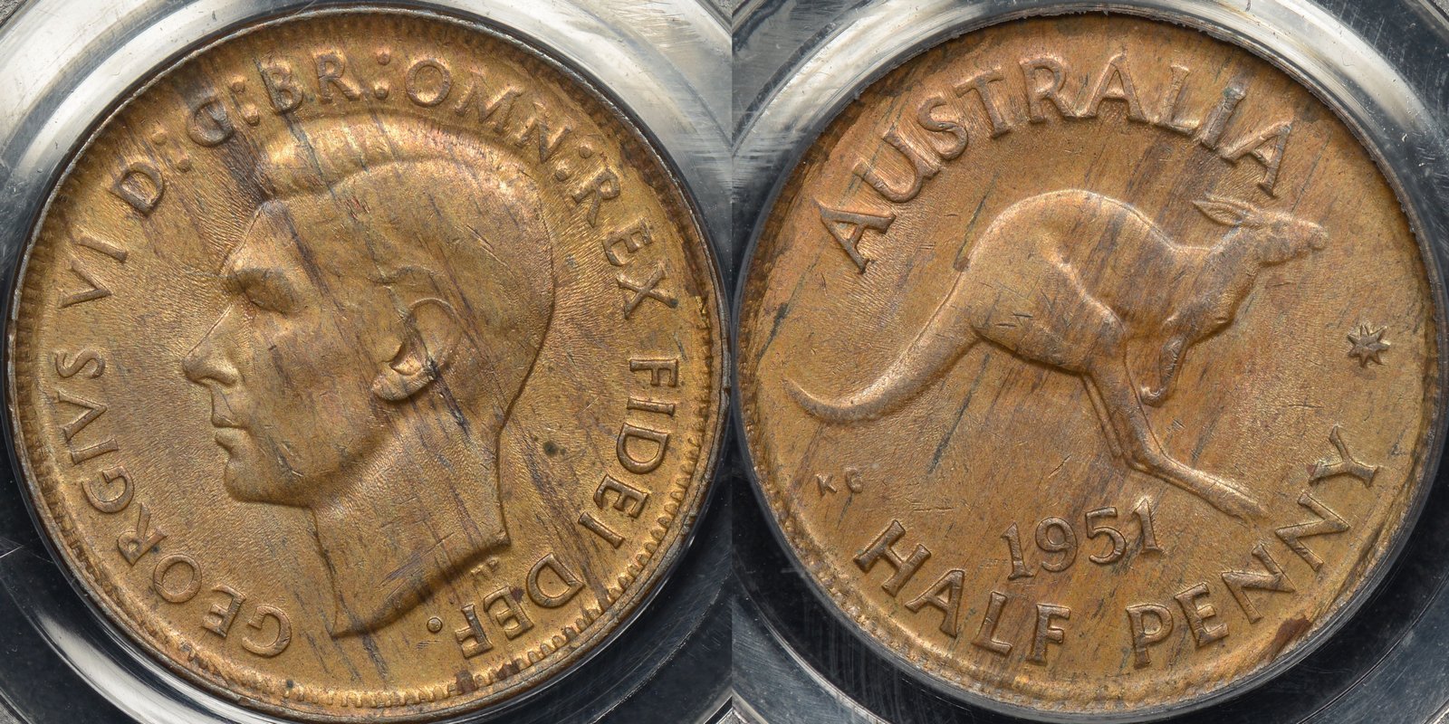 australia penny 1951