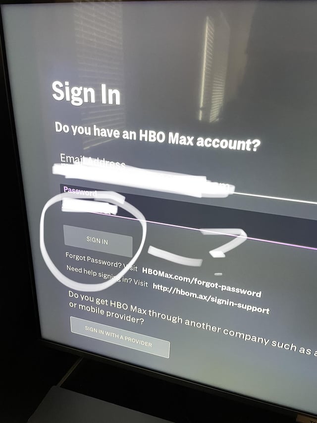 cant sign into max on roku