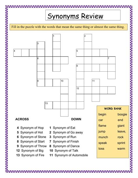 complaining crossword