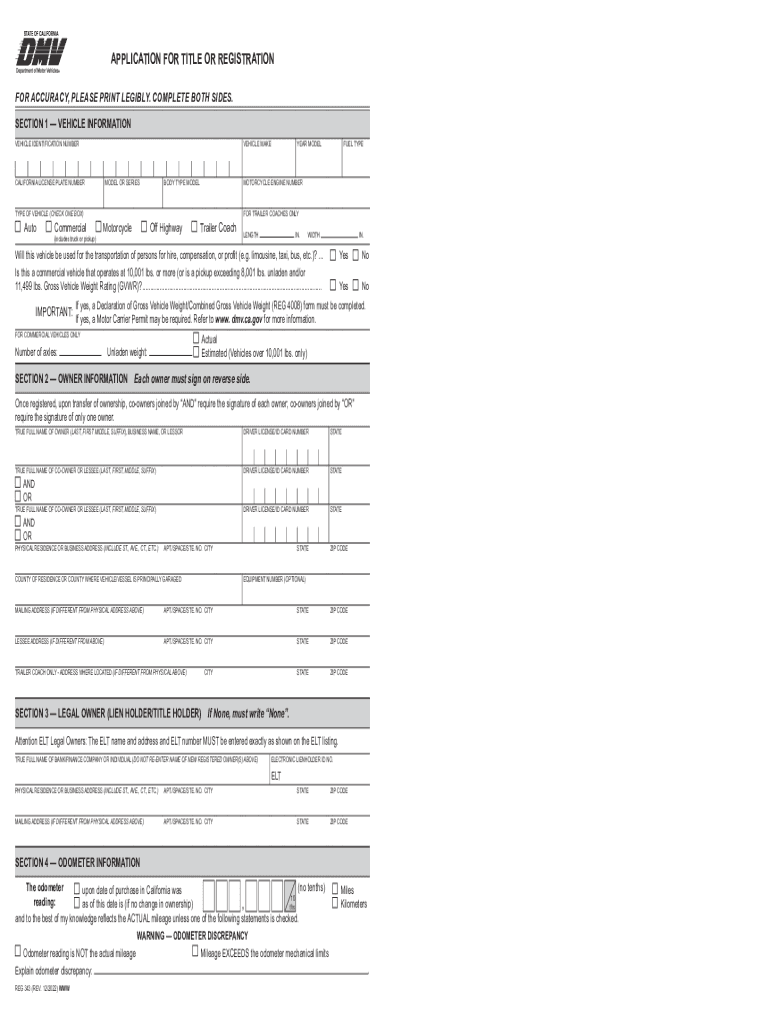 reg 343 dmv ca