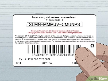 amazon claim code