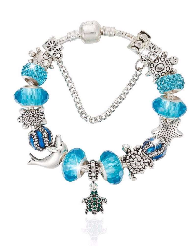 pandora bracelet blue