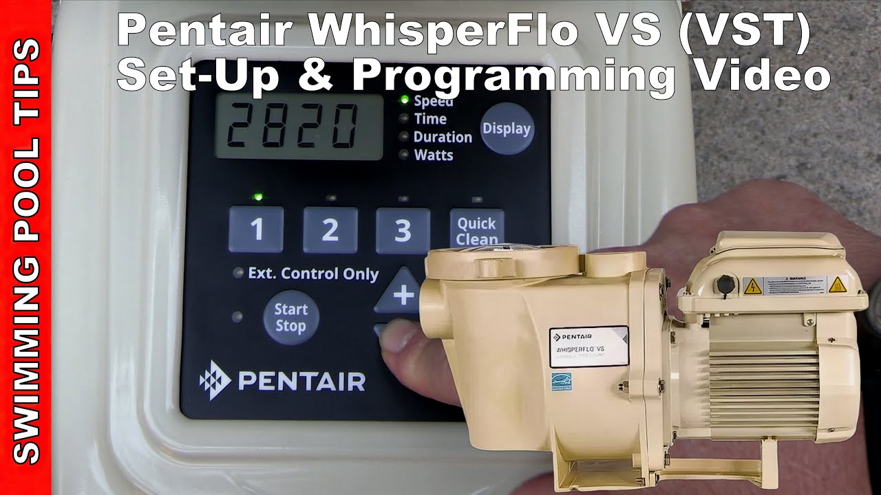 how to program pentair superflo vst