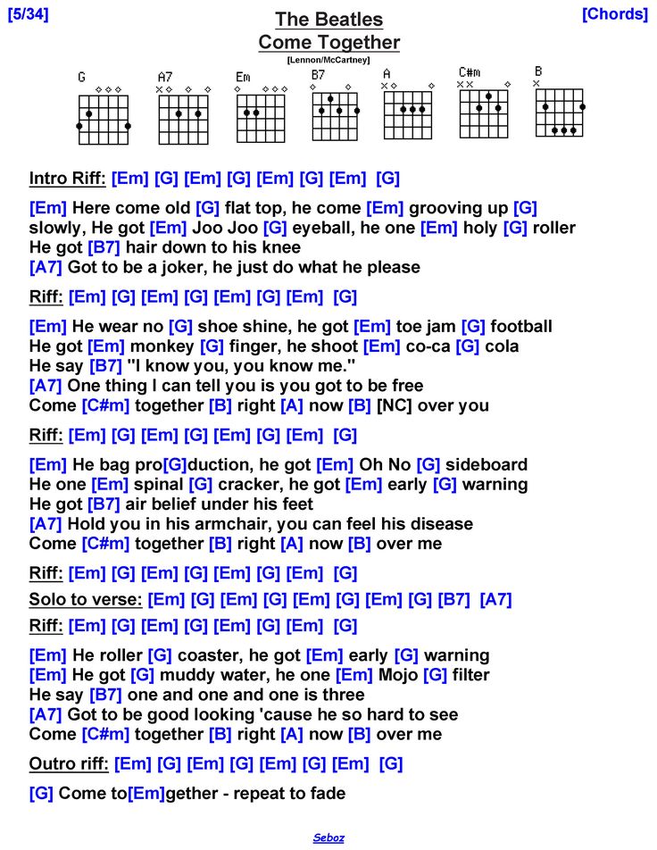 come together lyrics