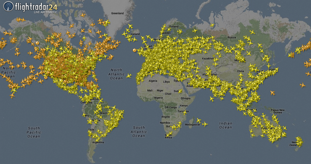 flight tracker live map