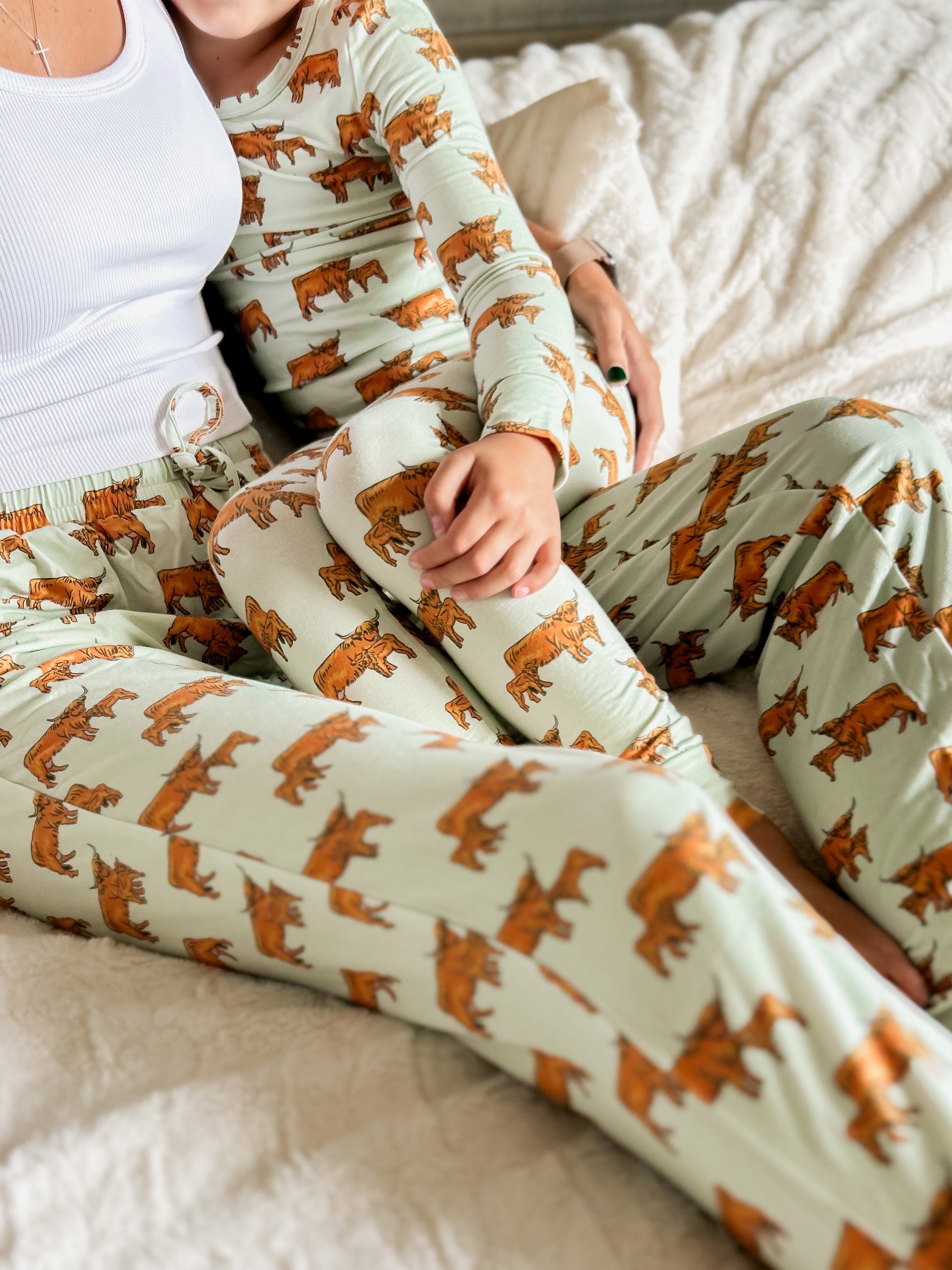 highland cow pyjamas