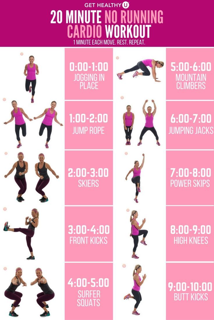 20 minute cardio workout