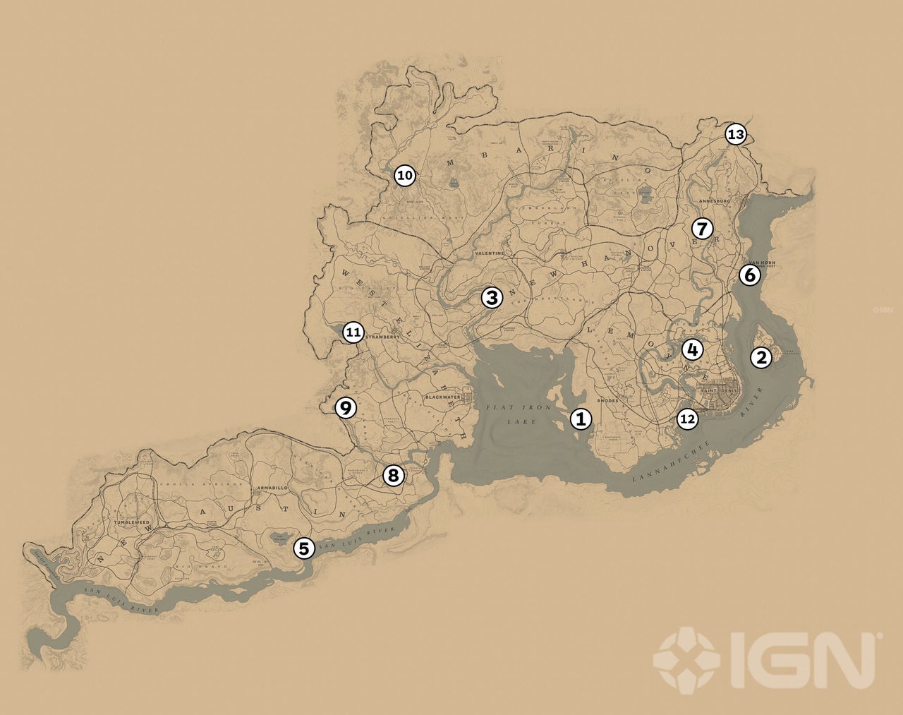 rdr2 online fishing spots