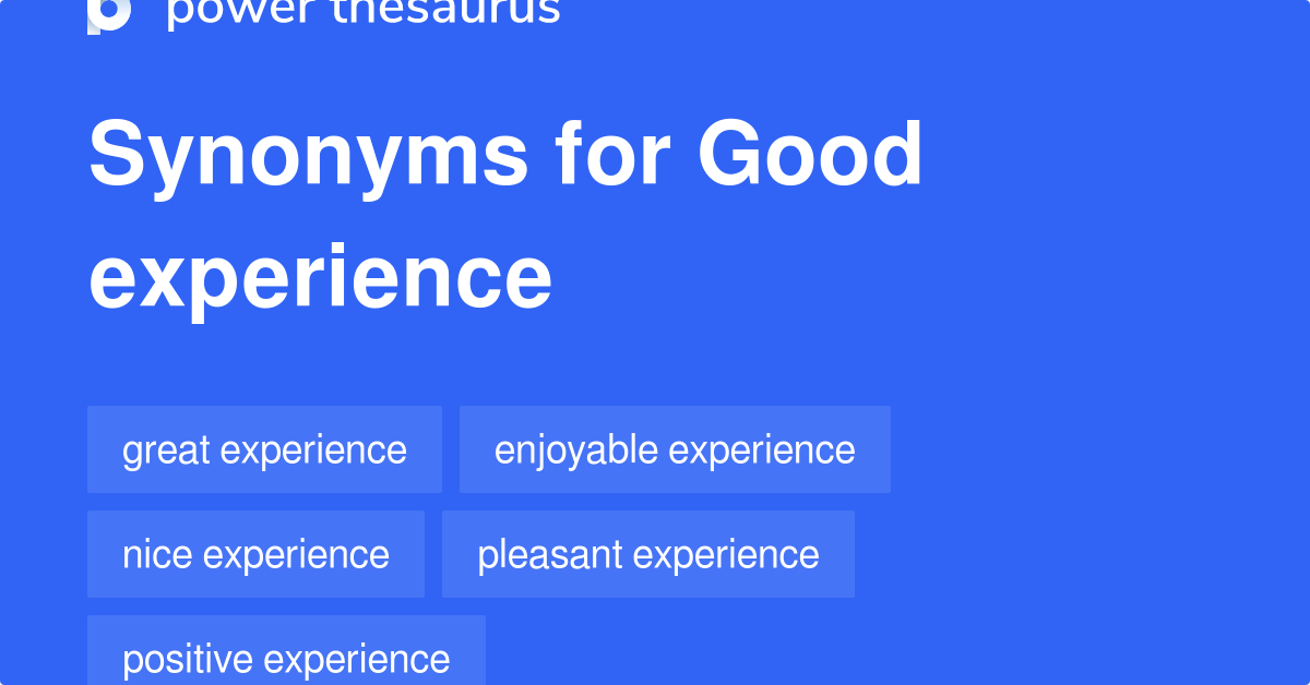 experience synonym