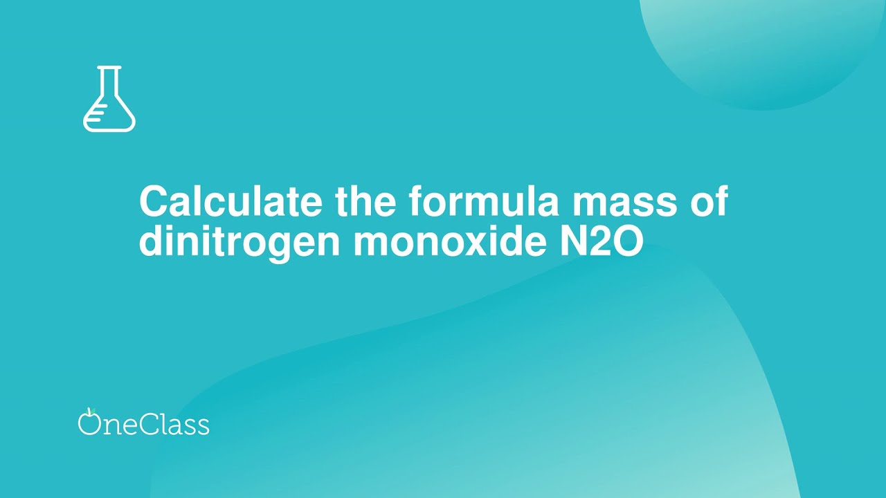 dinitrogen monoxide molar mass