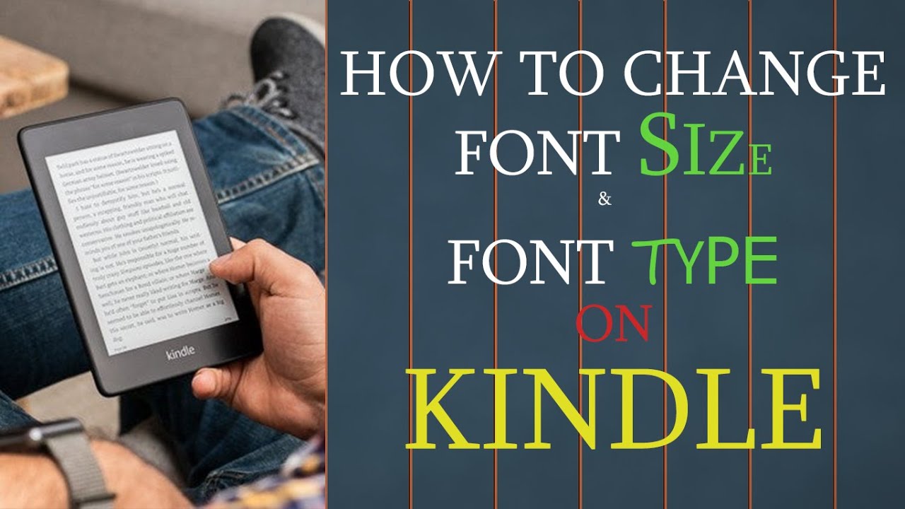 how to change text size on kindle paperwhite