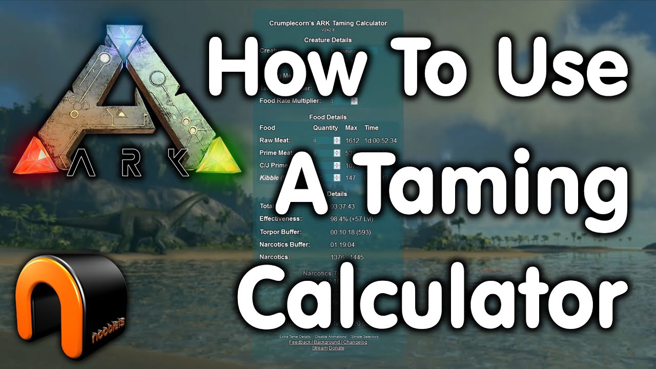 ark taming calculator