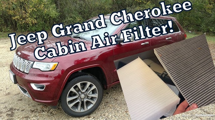 2017 jeep grand cherokee cabin air filter