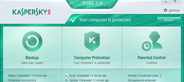 kaspersky pure 3 indir