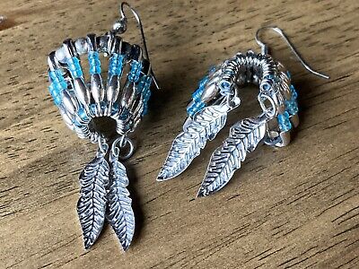 beaded earrings native american