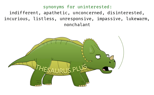 uninterested synonym