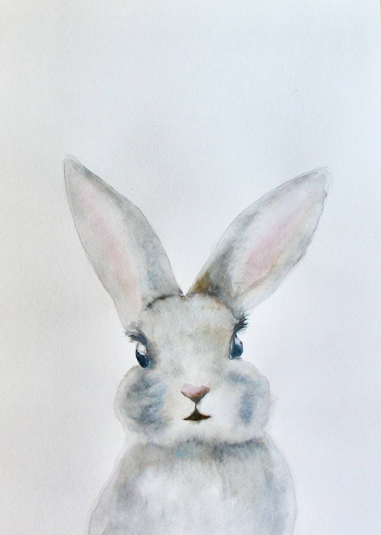 rabbit painting images