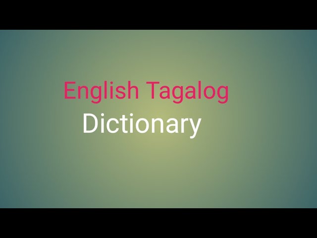intruder meaning tagalog