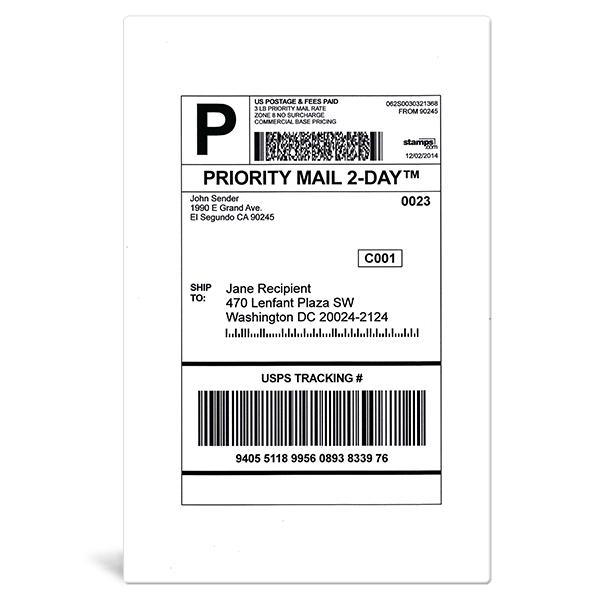 priority mail 2 day label