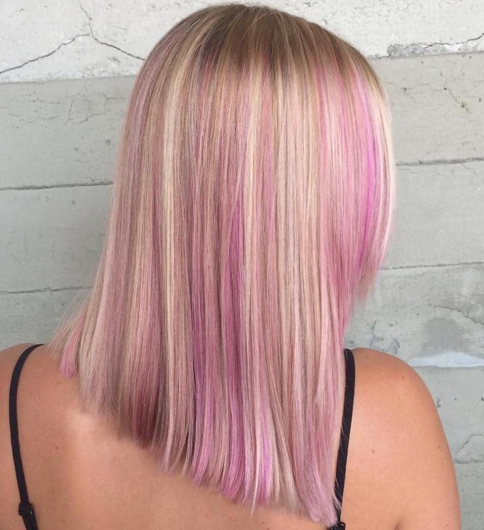 pink and blonde hair color ideas