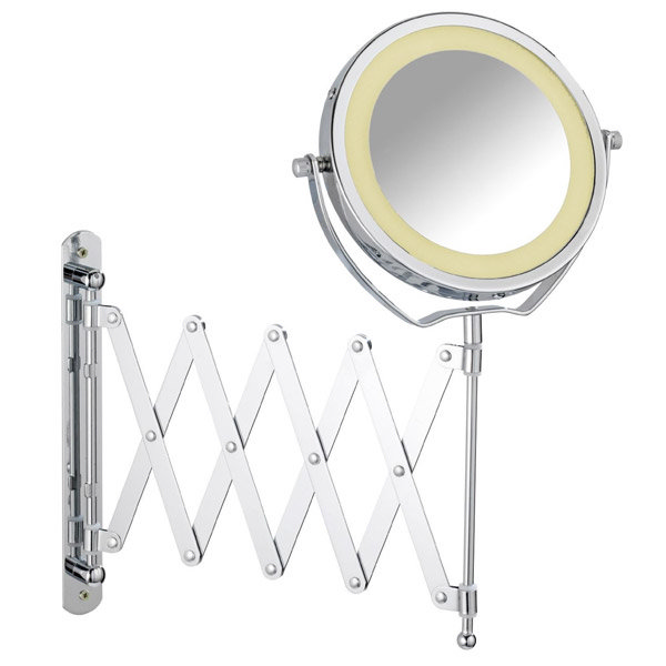 telescopic bathroom mirror