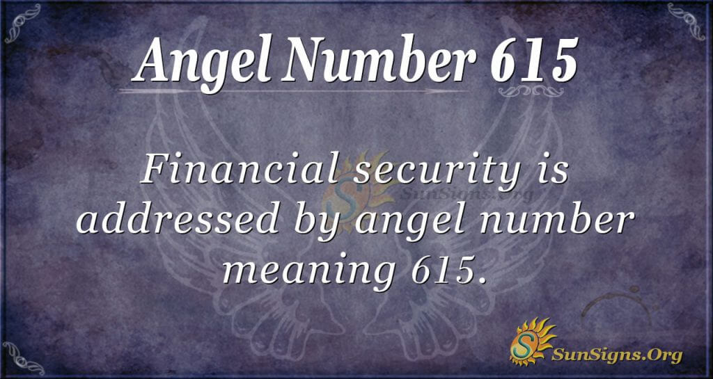 615 angel number meaning