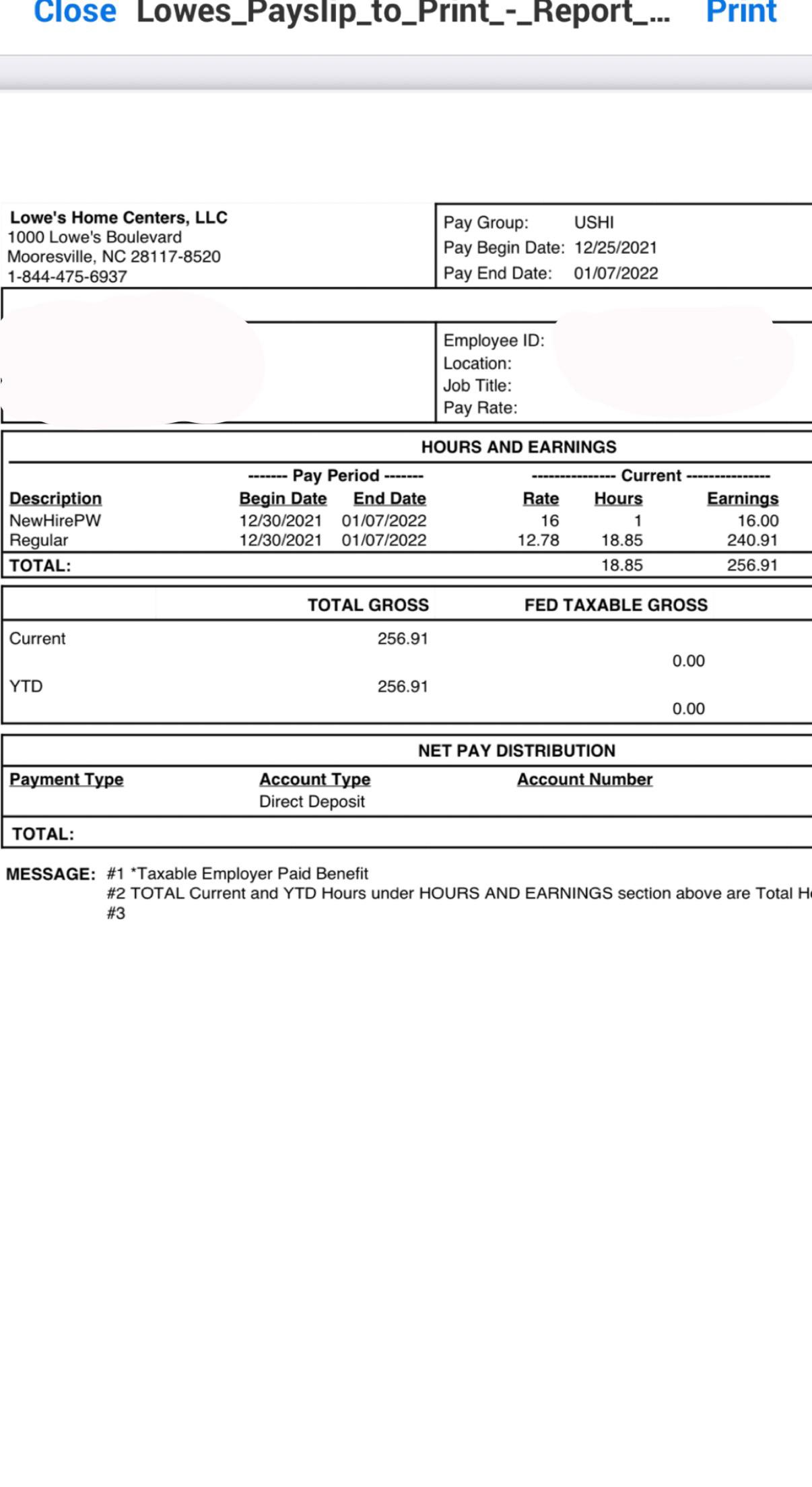 lowes pay rate