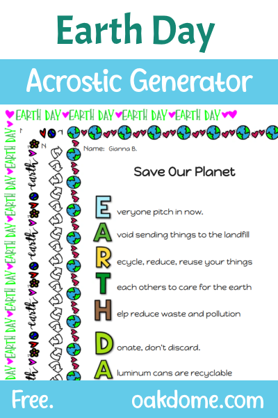 acrostic poem generators