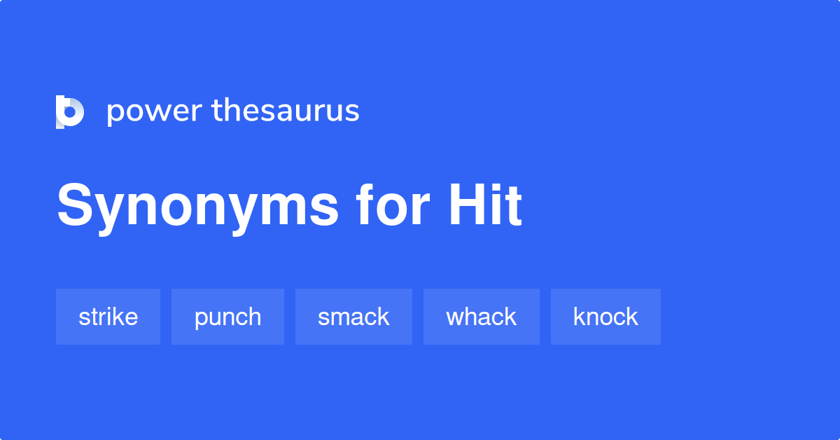 hit thesaurus