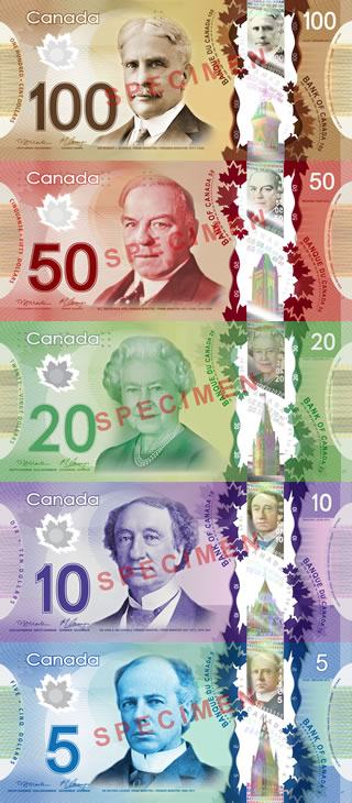 canadian dollars
