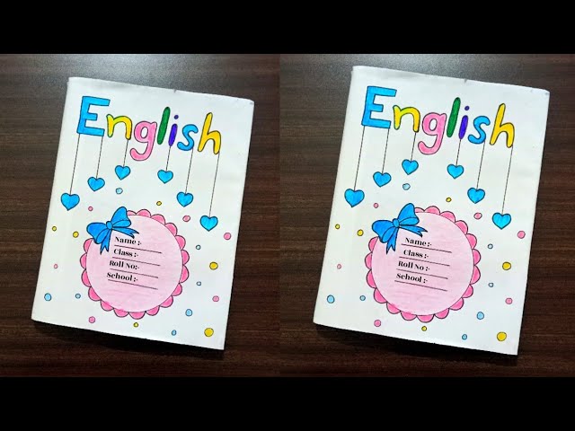 handmade english project front page